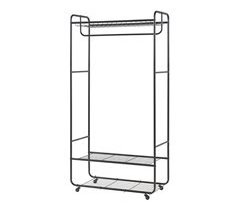 Perchero burro Vestvågøy con 3 estantes acero