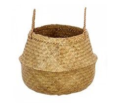 WELL HOME - Cesta plegable de caña natural