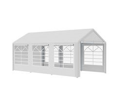 Carpa para Fiestas Acero, PE Outsunny 600x300