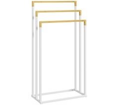 Toallero Escalera Bambú, Acero kleankin, hogar - baño