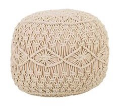 Puff de algodón trenzado