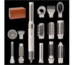 Cecotec Cepillo de aire CeramicCare 14in1 AirGlam Champagne