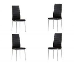 Set 4 sillas de cocina Simil Piel RENE