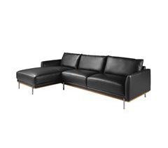 ANGEL CERDÁ Sofá chaise longue izquierda piel