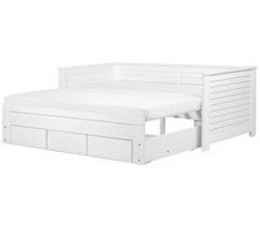Beliani Cama con somier Madera de caucho CAHORS 186x209