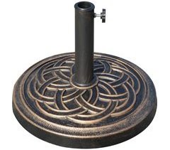 Base para Sombrilla Resina y Acero Outsunny 45x45