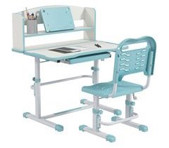 Pupitre Infantil PP, MDF, Acero ZONEKIZ 54x80
