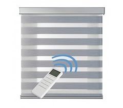 Estor Enrollable Noche y Dia con motor automático batería Top