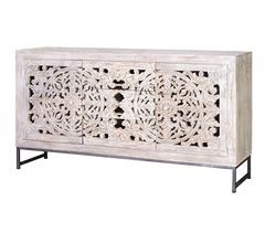 Aparador madera mango y metal  .Giner y Colomer