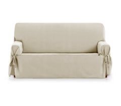 Protector Cubre Sofá Liso Royale Lazos 3 Plazas