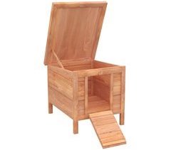 Conejera de Madera Madera de Abeto PawHut