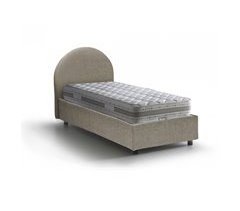 Cama individual en tela 95x205