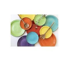 Vajilla colorS 18 piezas gres multicolor