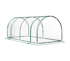 Invernadero Caseta Acero, PVC Outsunny