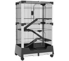 Jaula para Animales Acero, ABS, PP PawHut