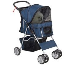 Cochecito para Perros Acero, Tela Oxford PawHut