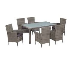 Set de comedor de jardín cojines