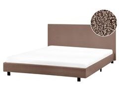 Beliani Cama Bouclé ALBI 195x211