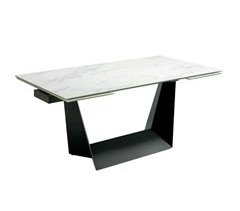 ANGEL CERDA Mesa comedor extensible mármol blanco
