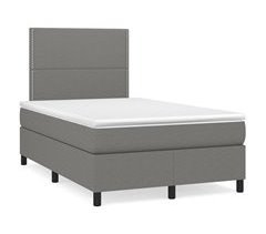 Cama box spring Liso con clavos 120x200