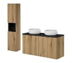 Set de muebles de baño Newport con 2 lavabos