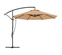 Parasol Excéntrico Metal, Poliéster Outsunny