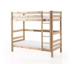 Litera Altura 1 Somier Incluido Vipack Pino 209x105