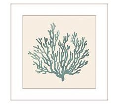 Cuadro CORAL AZUL 42x42cm marca MARCOMUEBLE 