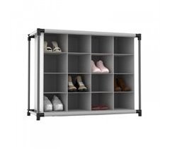 Organizador de Zapatos con 4 Baldas y 16 Compartimentos 7house