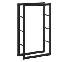 Soporte para leña Täby acero 60