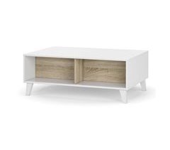 Mesa de café efecto madera