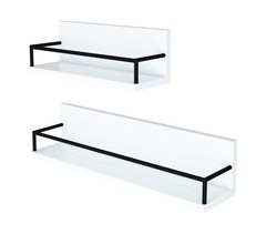 Set de 2 estantes flotantes Grue aglomerado