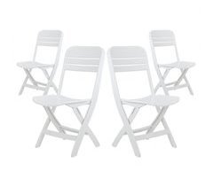 Pack 4 Sillas Plegables Bliss Home