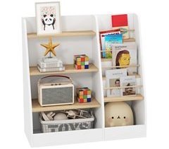 Estantería para Niños MDF, Madera de Pino AIYAPLAY