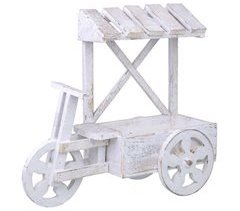 Soporte macetero de madera