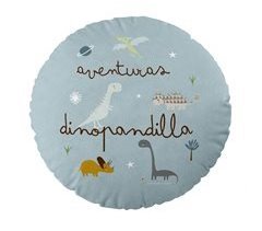COJIN REDONDO CON RELLENO DINOS