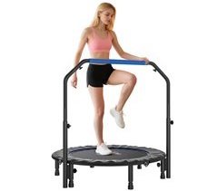Trampolín de Fitness Acero, PP HOMCOM, deportes y ocio - fitness