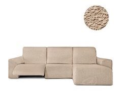 Funda Sofá Relax Bielastica Adaptable Chaise Longue Brazo Corto
