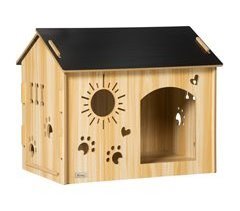 Caseta para perros MDF PawHut, mascotas - accesorios para perros