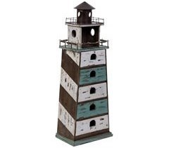 Faro estantería de madera y metal