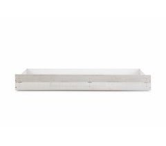 Cajón cabaña JEREMIEL 90cm blanco rústico y gris claro