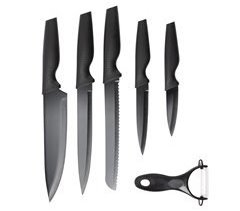 Juego de 5 Cuchillos y Pelador