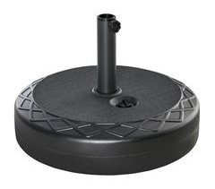 Base de Sombrilla HDPE, Metal Outsunny 55x55