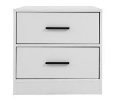 Mesita de noche NELS con 2 cajones