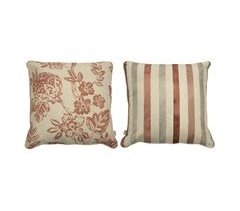 2 Fundas de cojín decorativo 85% algodón 15% lino BARCELONA
