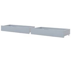 Beliani Conjunto de 2 cajones de cama Madera de pino CRONAT