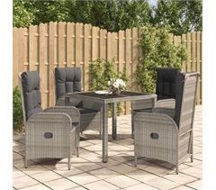 Set comedor de jardín con cojines