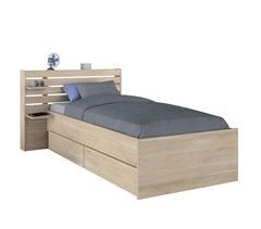 Cama Juvenil Eik con 2 Cajones Inferiores