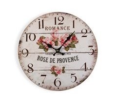 Reloj de pared ROSES 30 cm en madera 