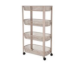 Well Home Carro de cocina con 4 ruedas
